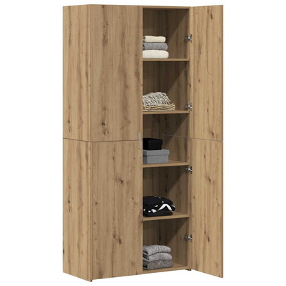 Hoge kast 2 pcs Artisan Eiken 80 x 42 x 185 cm
