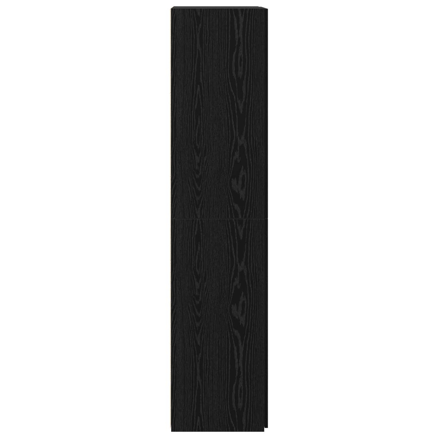 Hoge kast 2 pcs Zwart Eiken 80 x 42 x 185 cm