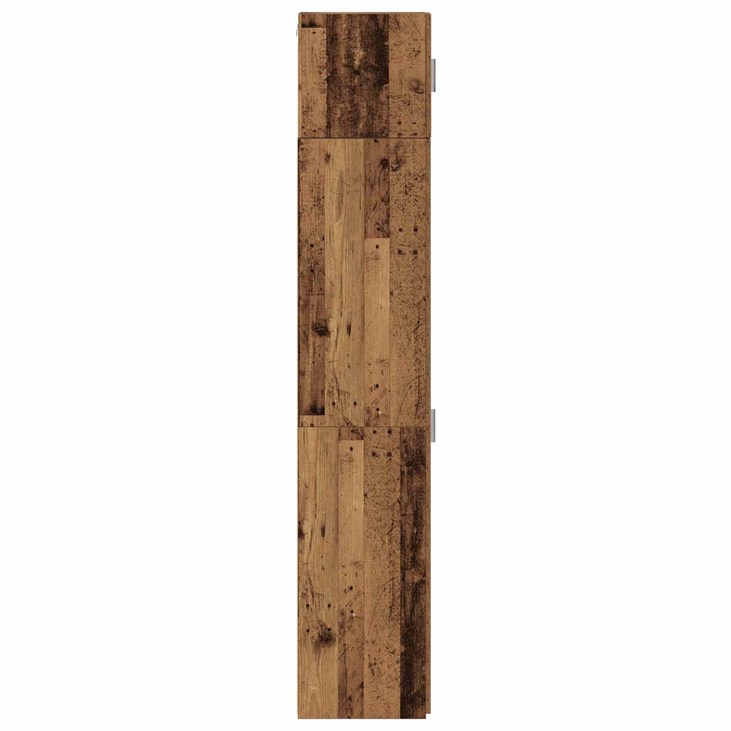 2-delige opbergkast met planken 2 pcs Oud hout Bewerkt hout