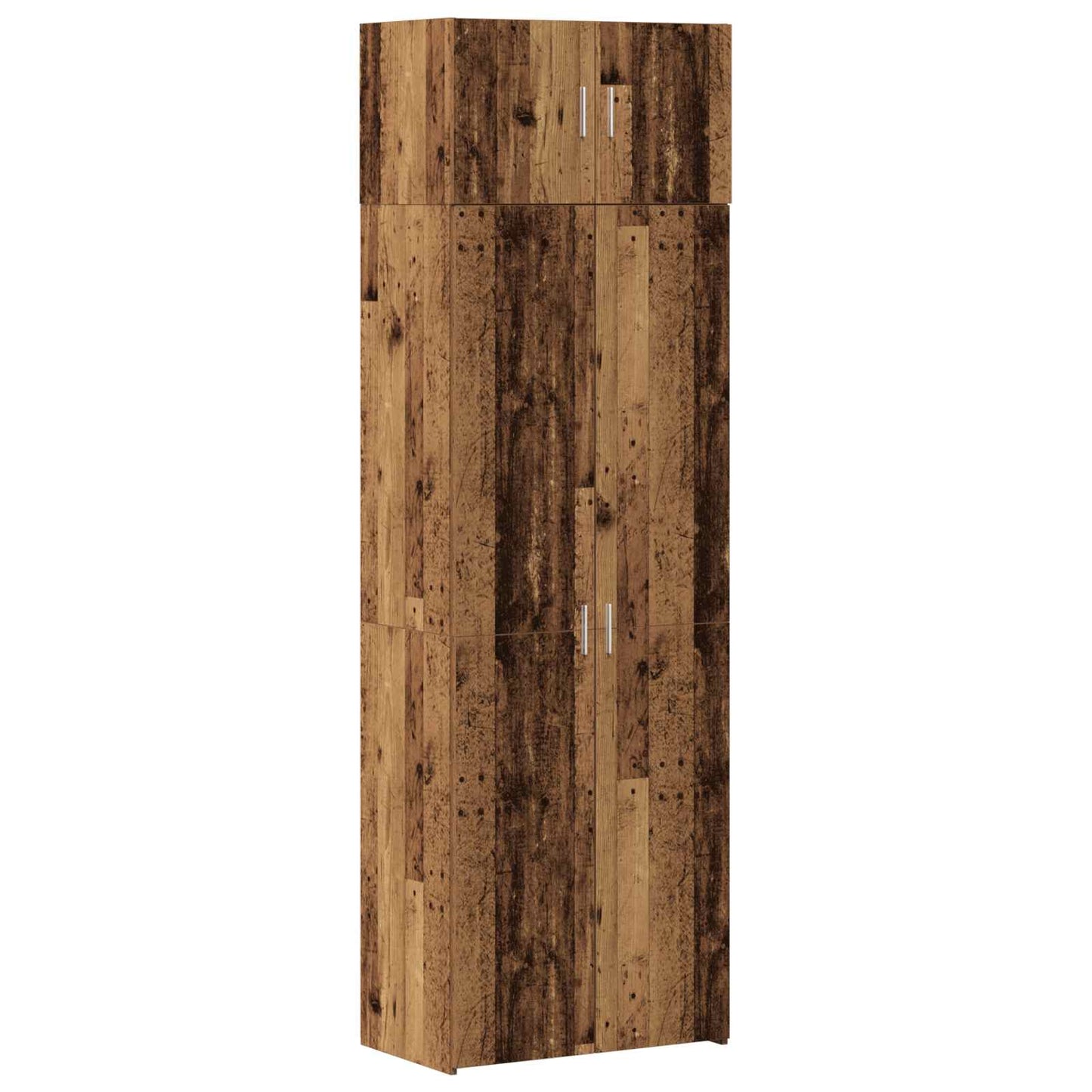 Opbergkast 2 pcs Oudhout 70 x 42,5 x 185 cm
