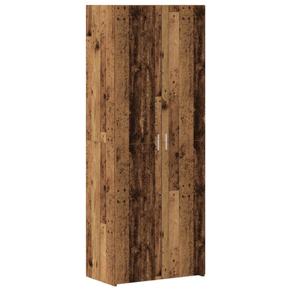 Opbergkast 2 pcs Oudhout 70 x 42,5 x 185 cm