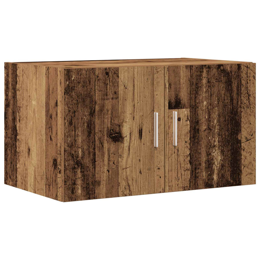 Opbergkast 2 pcs Oudhout 70 x 42,5 x 185 cm