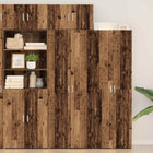 Opbergkast 2 pcs Oudhout 70 x 42,5 x 225 cm