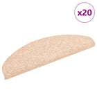 Trapmatten 20 stuks 65x21x4 cm lichtbruin