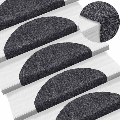 Trapmatten zelfklevend 20 st 65x21x4 cm donkergrijs