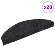 Trapmatten 20 stuks 65x21x4 cm zwart