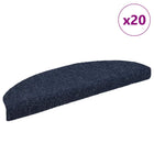 Stair Mats Self-Adhesive 20 pieces 65x21x4 cm Blue Semicircle Large