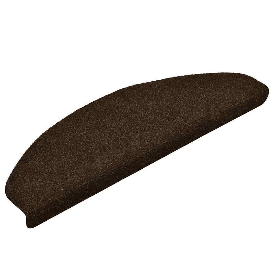 Trapmatten Zelfklevend 20 stuks 65x21x4 cm Bruin Halfrond Groot