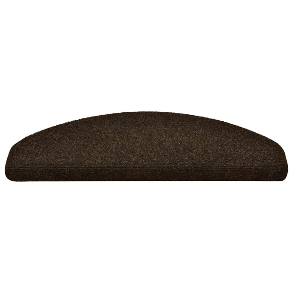 Trapmatten Zelfklevend 20 stuks 65x21x4 cm Bruin Halfrond Groot