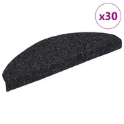 Trapmatten 30 stuks 65x21x4 cm zwart zelfklevend