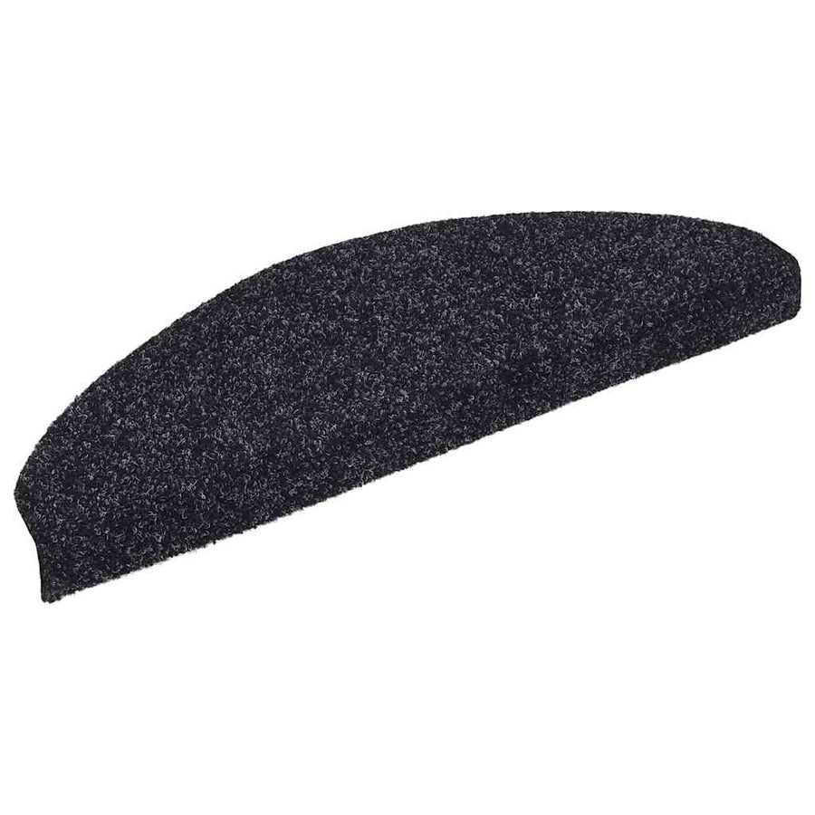 Trapmatten zelfklevend 30 st 65x21x4 cm zwart