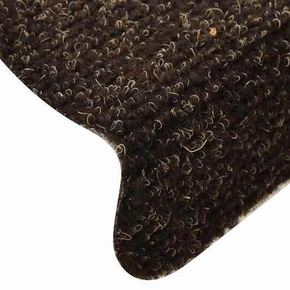 Trapmatten zelfklevend 30 st 65x21x4 cm donkerbruin