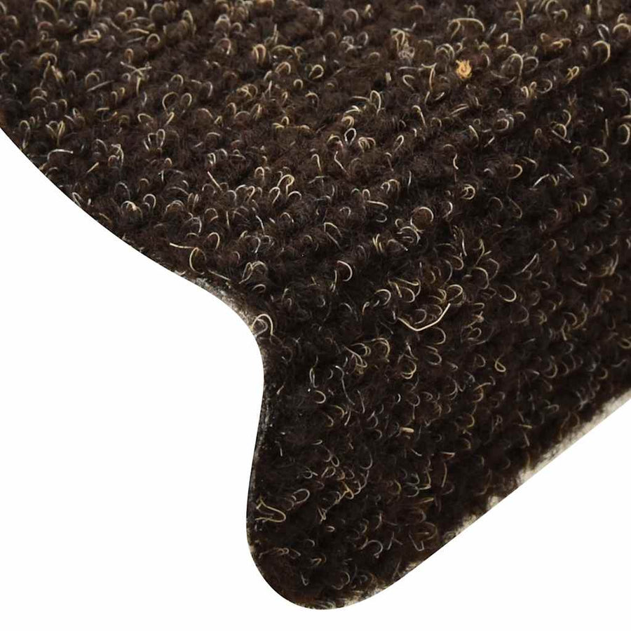 Trapmatten zelfklevend 30 st 65x21x4 cm donkerbruin
