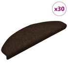 Trapmatten zelfklevend 30 stuks 65x21x4 cm bruin