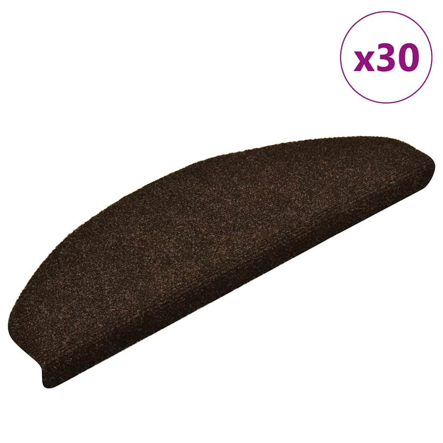 Trapmatten zelfklevend 30 st 65x21x4 cm bruin