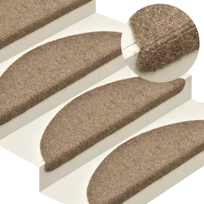 Trapmatten zelfklevend 30 st 65x21x4 cm crèmekleurig