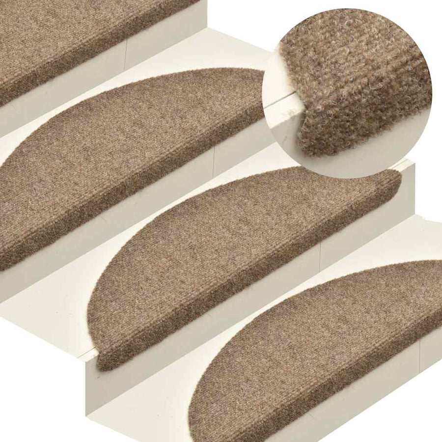 Trapmatten zelfklevend 30 st 65x21x4 cm crèmekleurig