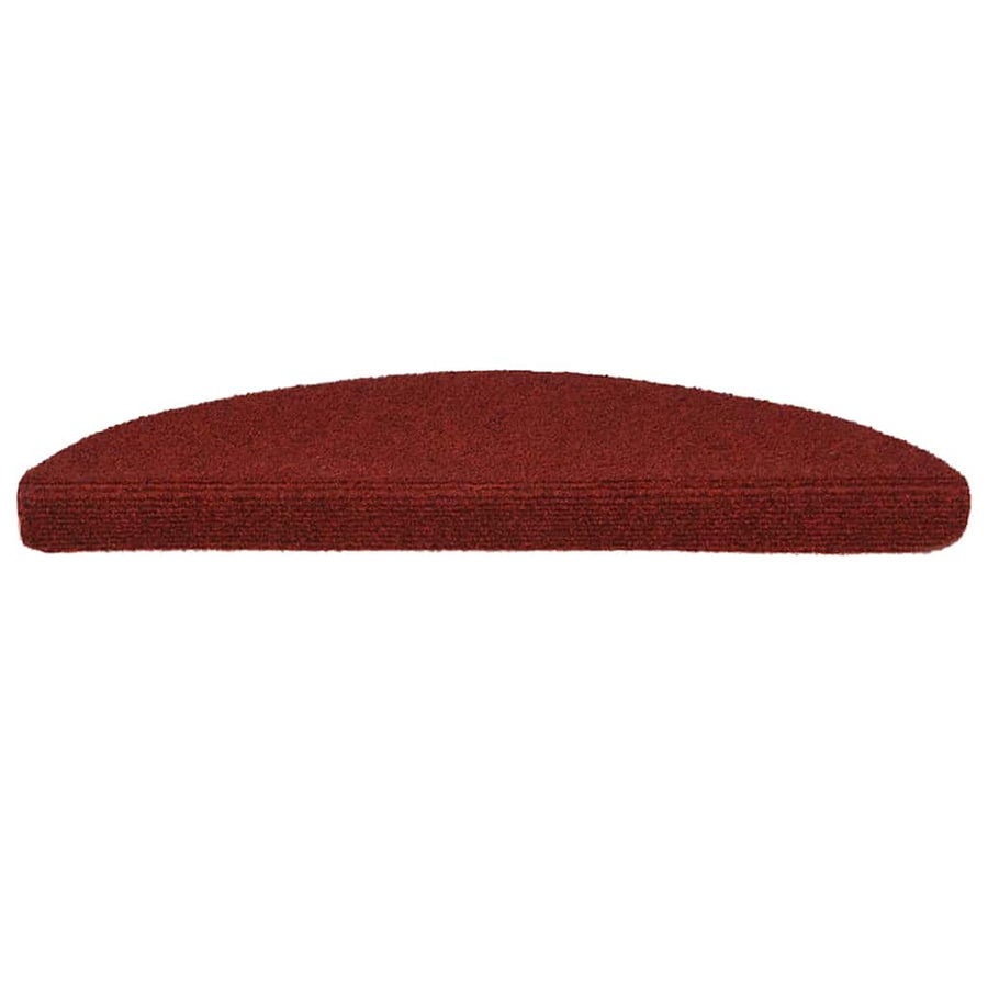 Trapmatten Zelfklevend 20 stuks 56x17x3 cm Bordeaux Rood Halfrond