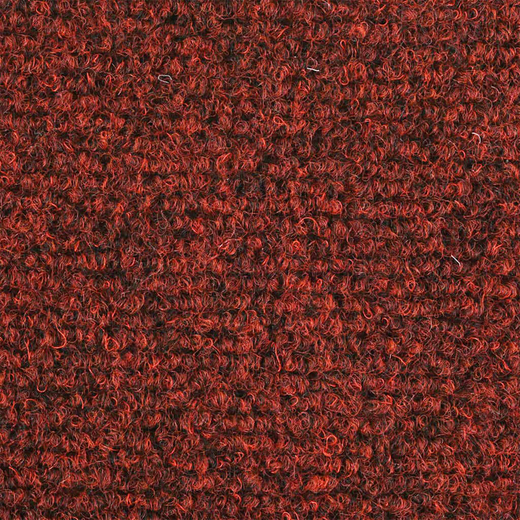 Trapmatten Zelfklevend 20 stuks 56x17x3 cm Bordeaux Rood Halfrond