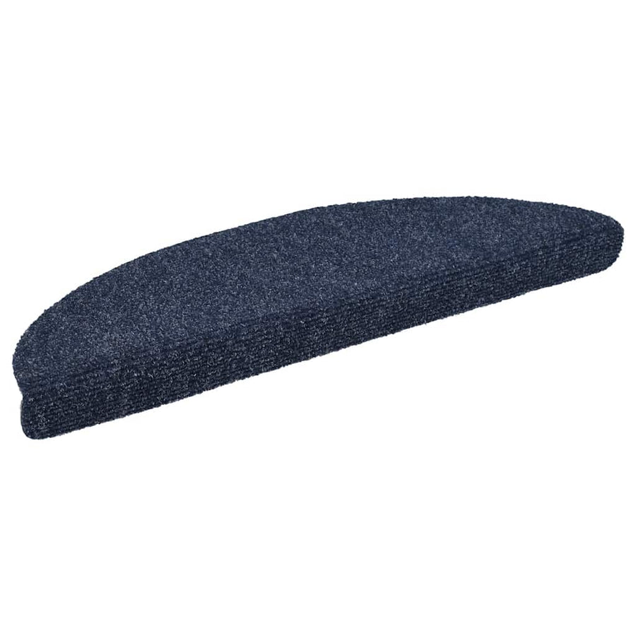 Trapmatten Zelfklevend 20 stuks 56x17x3 cm Blauw Halfrond