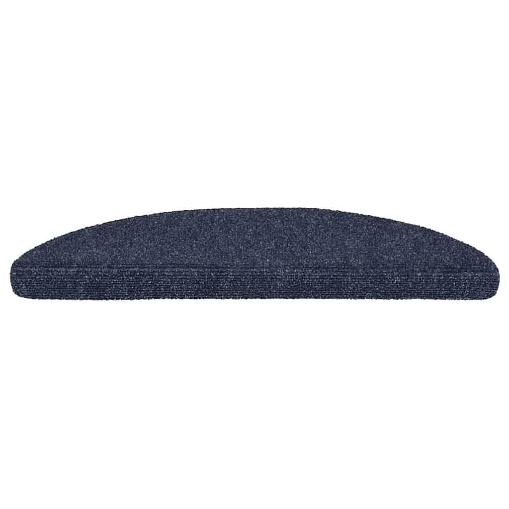 Trapmatten Zelfklevend 20 stuks 56x17x3 cm Blauw Halfrond