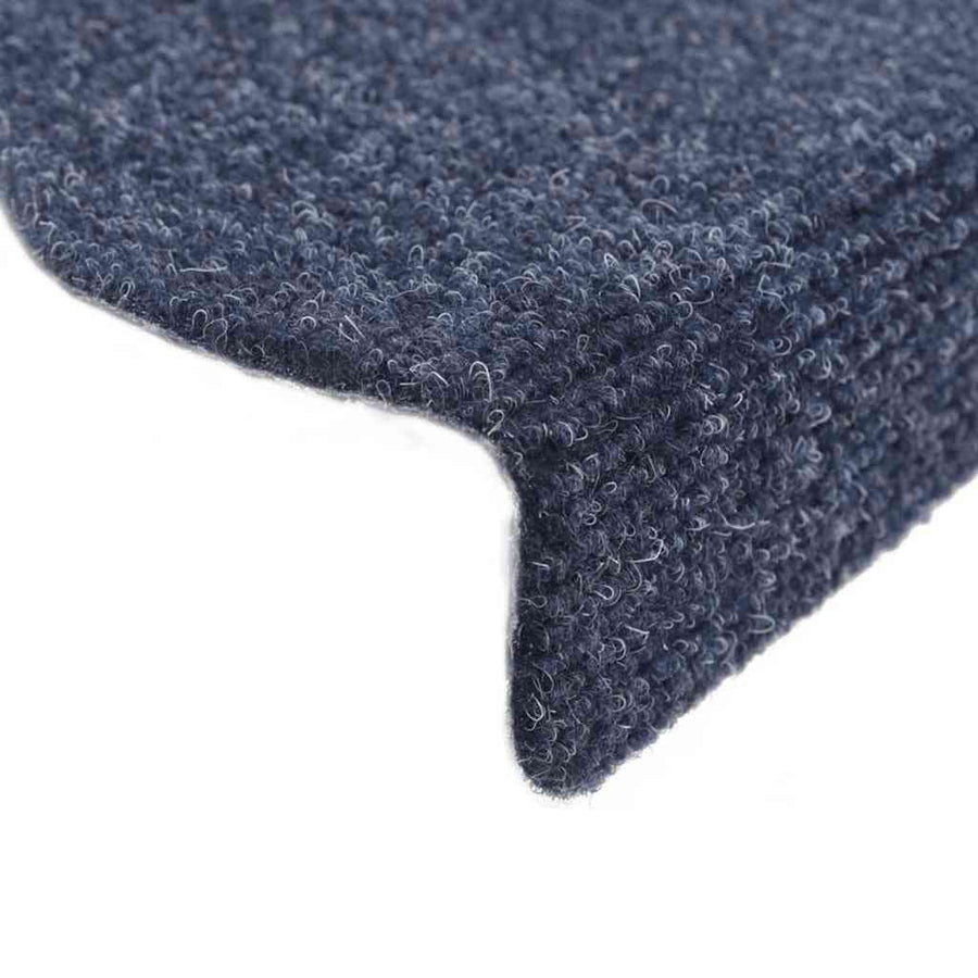 Trapmatten Zelfklevend 20 stuks 56x17x3 cm Blauw Halfrond