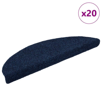 Trapmatten zelfklevend 20 st 56x17x3 cm marineblauw