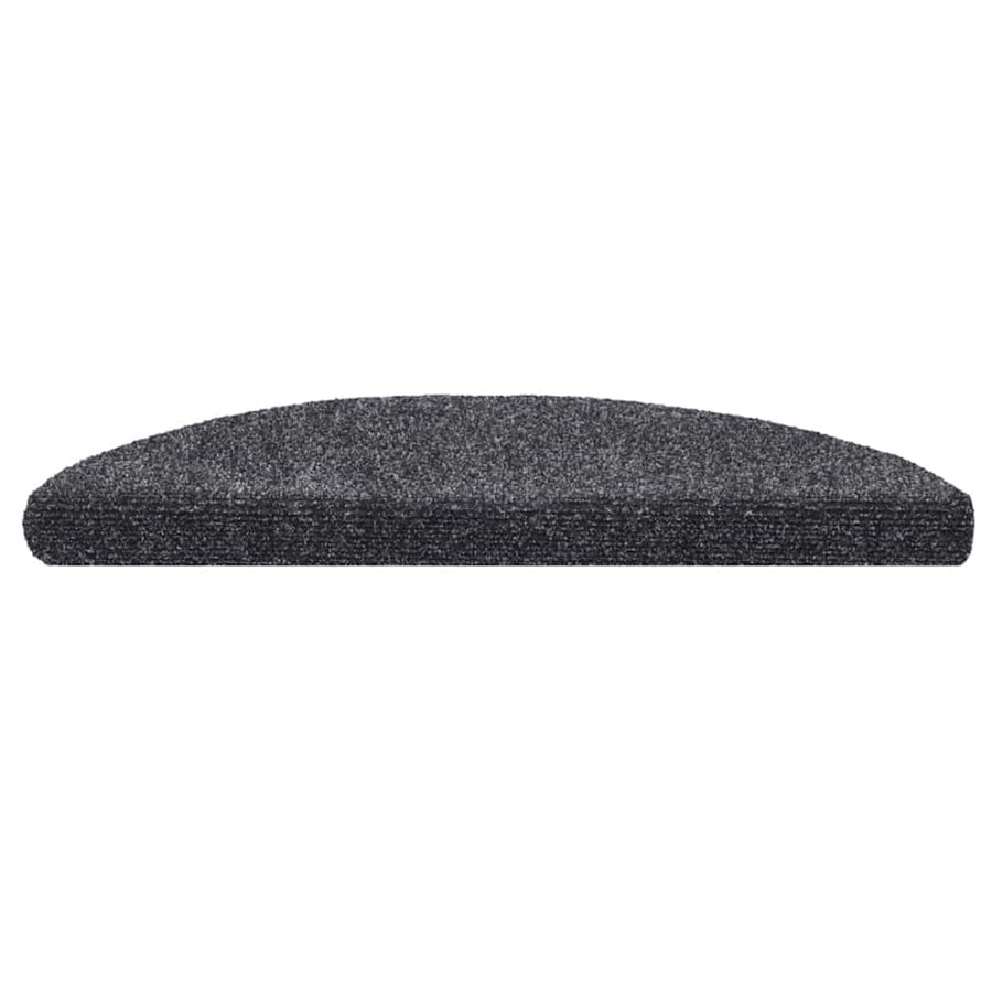 Trapmatten zelfklevend 30 st 56x17x3 cm donkergrijs