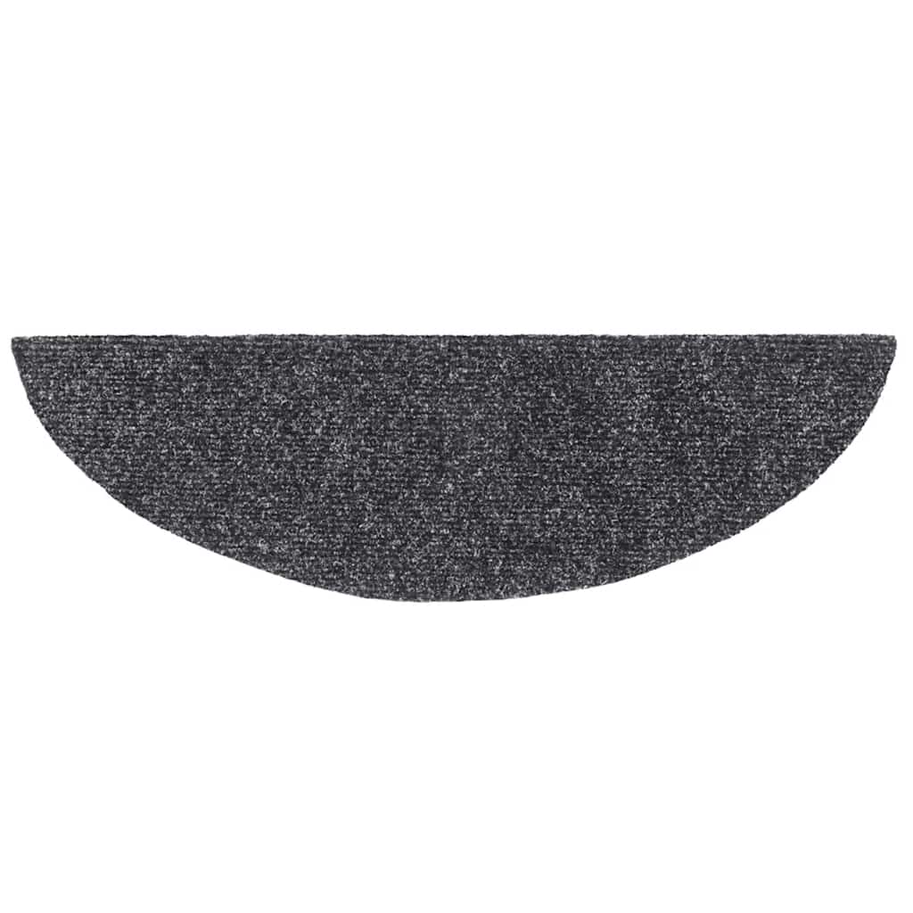 Trapmatten zelfklevend 30 st 56x17x3 cm donkergrijs