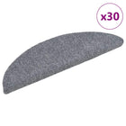 Trapmatten 30 stuks 56x17x3 cm lichtgrijs