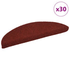 Trapmatten 30 stuks 56x17x3 cm bordeauxrood