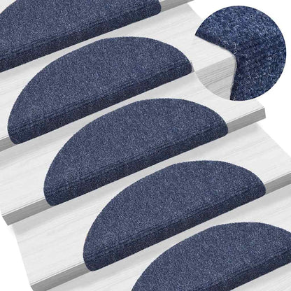 Trapmatten zelfklevend 30 st 56x17x3 cm blauw