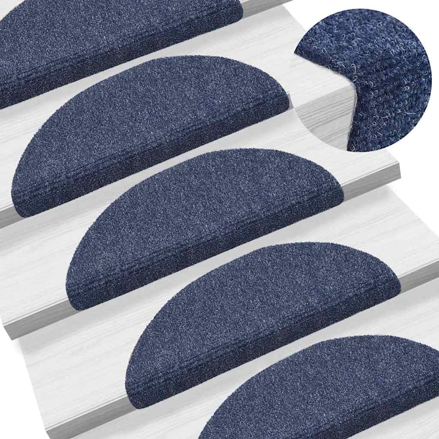 Trapmatten zelfklevend 30 st 56x17x3 cm blauw
