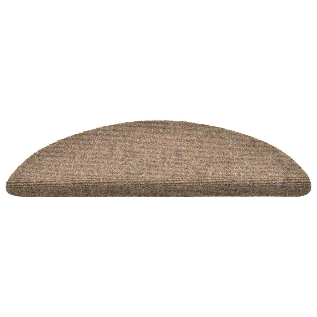 Trapmatten zelfklevend 30 st 56x17x3 cm crèmekleurig