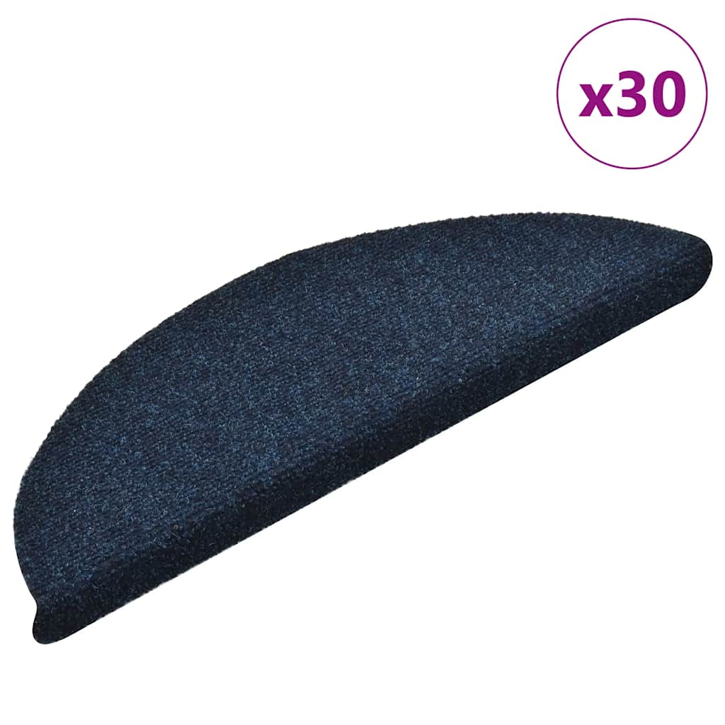Trapmatten 30 st 36x17x3 cm donkerblauw