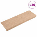 Trapmatten zelfklevend 30 stuks 65x21 cm lichtbruin