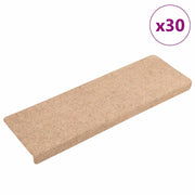 Trapmatten zelfklevend 30 stuks 65x21 cm lichtbruin