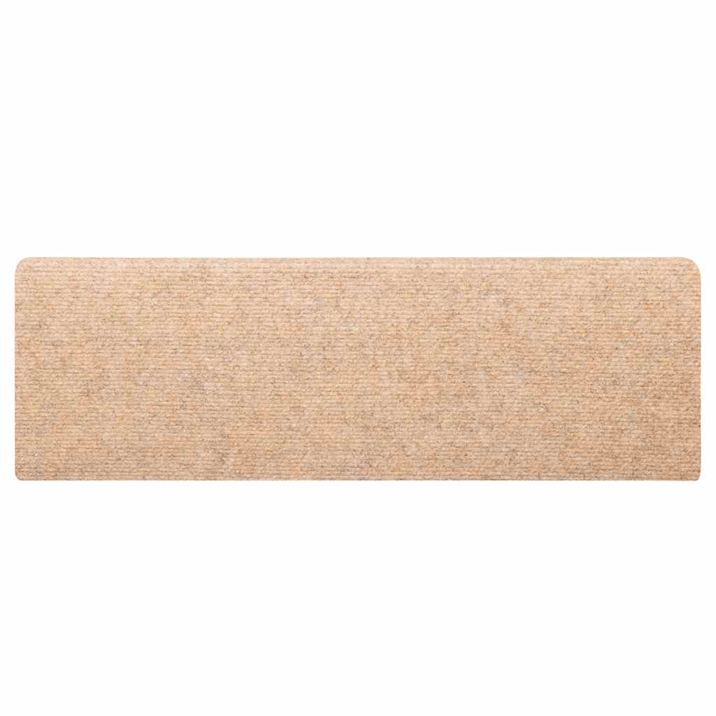 Trapmatten zelfklevend 30 st 65x21x4 cm crèmekleurig