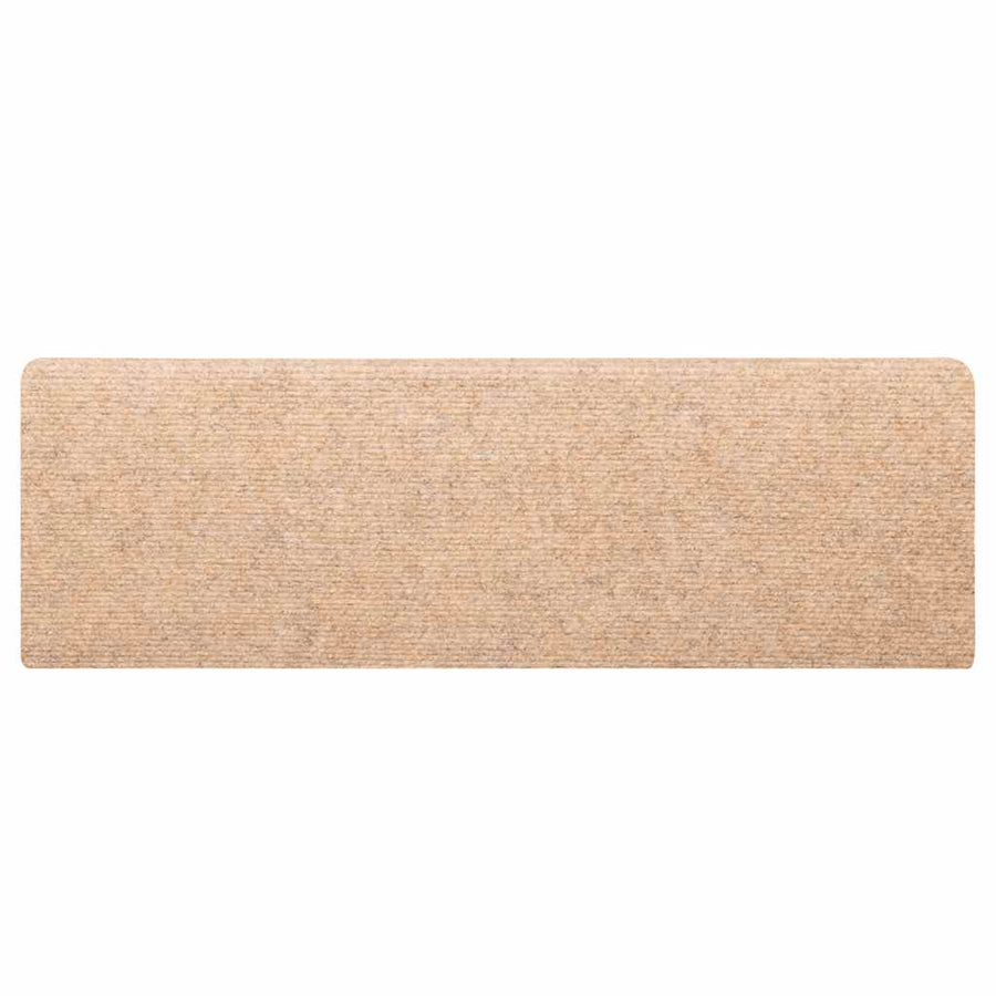 Trapmatten zelfklevend 30 st 65x21x4 cm crèmekleurig