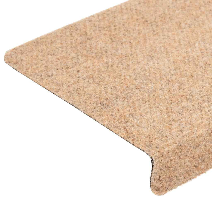 Trapmatten zelfklevend 30 st 65x21x4 cm crèmekleurig