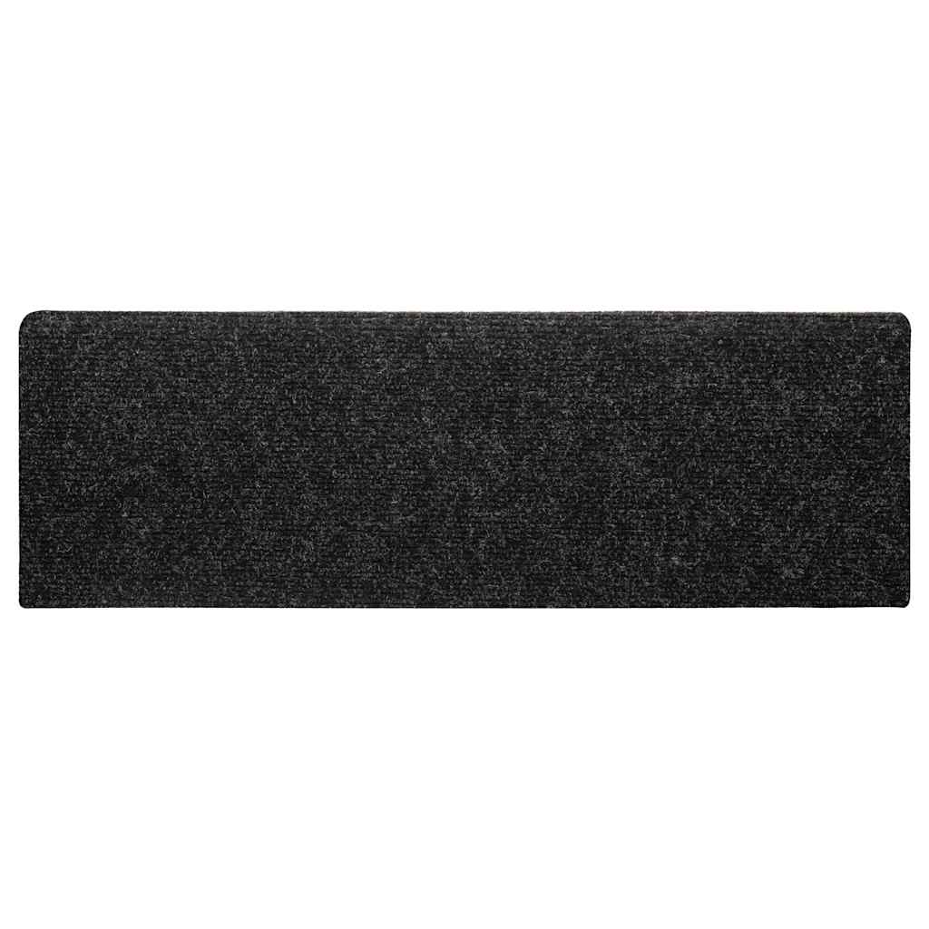 Trapmatten zelfklevend 30 st 65x21x4 cm zwart