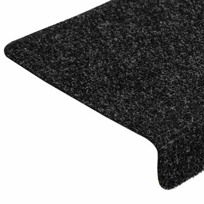 Trapmatten zelfklevend 30 st 65x21x4 cm zwart