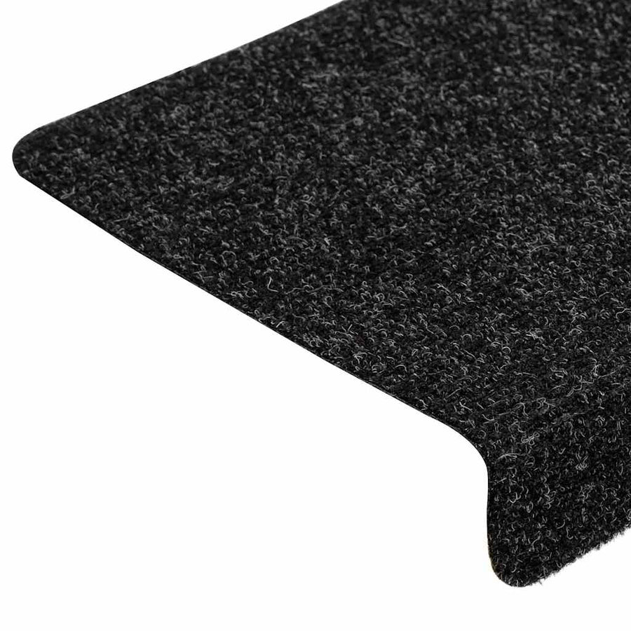 Trapmatten zelfklevend 30 st 65x21x4 cm zwart