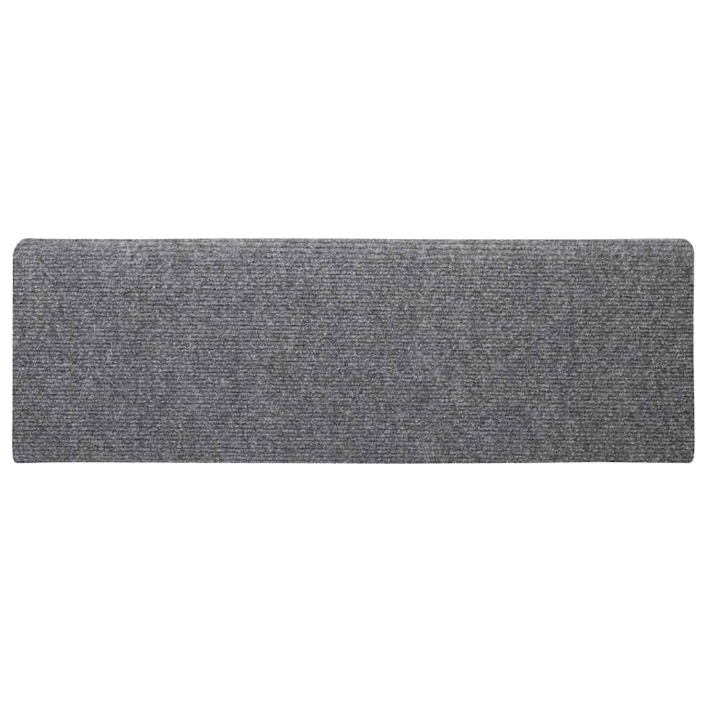 Trapmatten zelfklevend 30 st 65x21x4 cm lichtgrijs