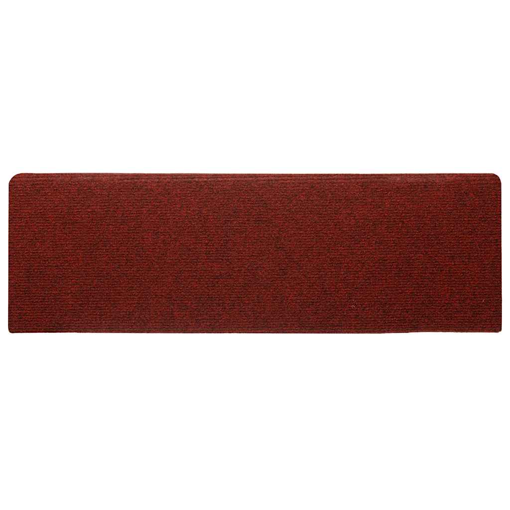 Trapmatten zelfklevend 30 st 65x21x4 cm rood