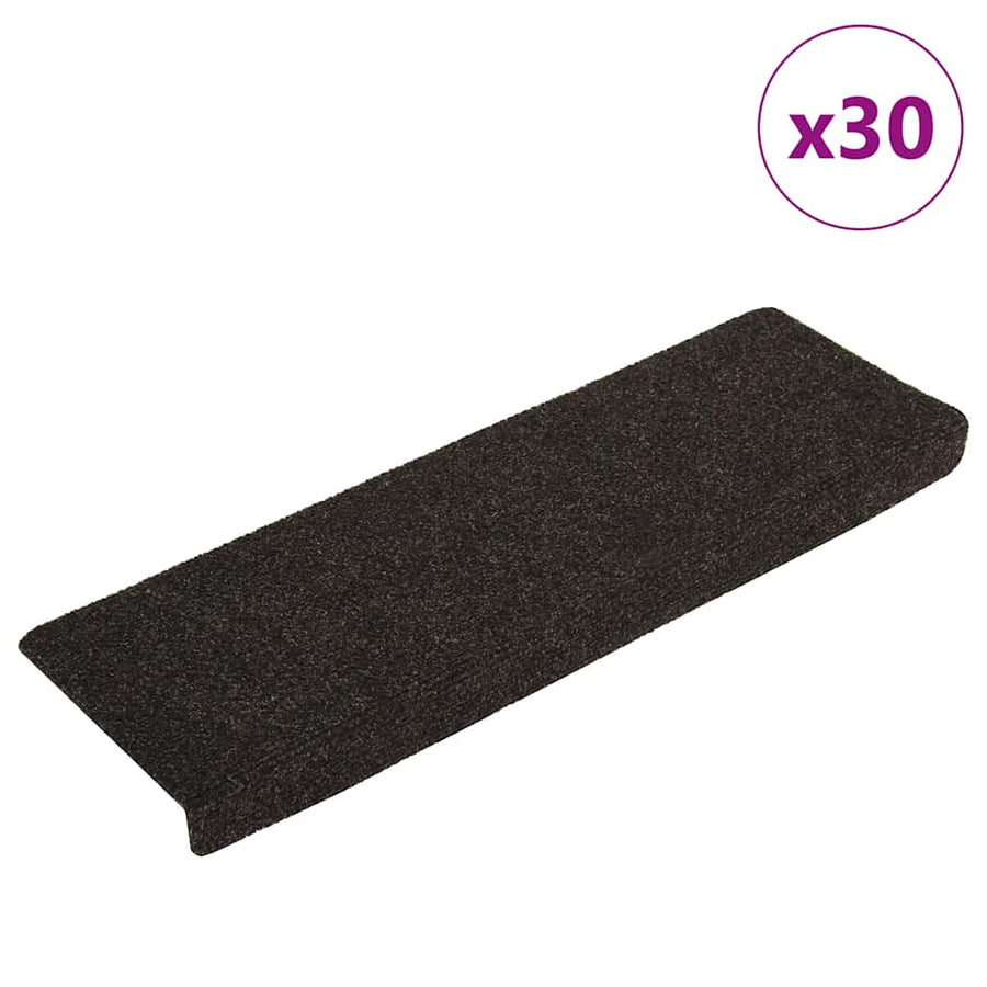 Trapmatten zelfklevend 30 st 65x21x4 cm donkerbruin