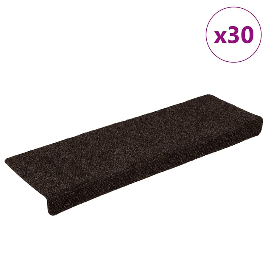 Trapmatten zelfklevend 30 st 65x21x4 cm bruin