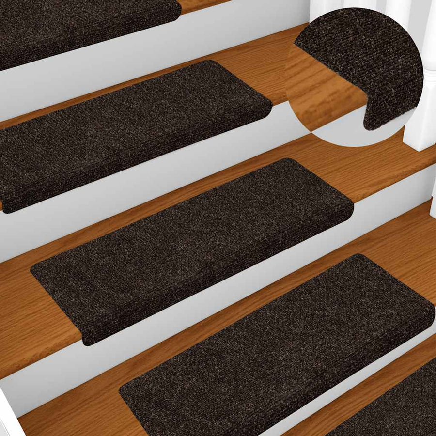 Trapmatten zelfklevend 30 st 65x21x4 cm bruin