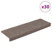Trapmatten 30 stuks 65x21x4 cm beige zelfklevend