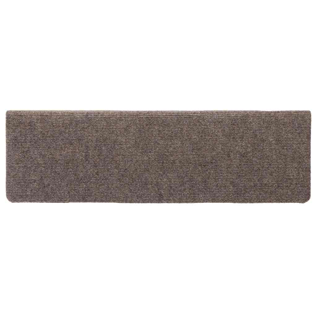 Trapmatten zelfklevend 30 st 65x21x4 cm crèmekleurig